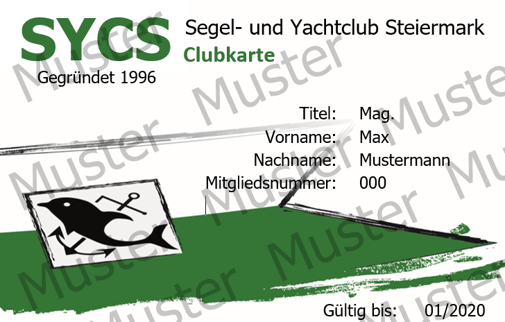SYCS Clubkarte Muster